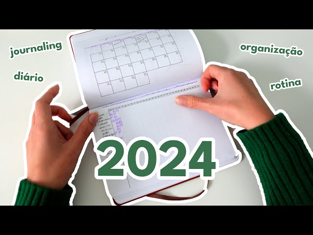 Organização, journaling, diário e construindo a rotina para 2024 | Mariany Viaja