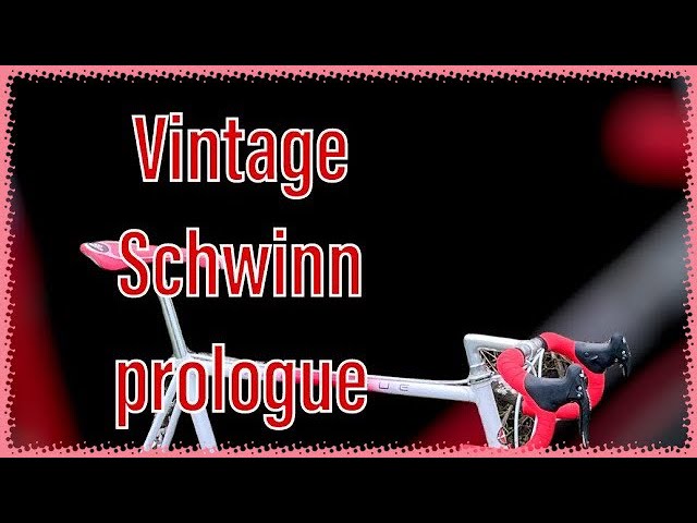 Vintage Schwinn prologue￼ build up overview