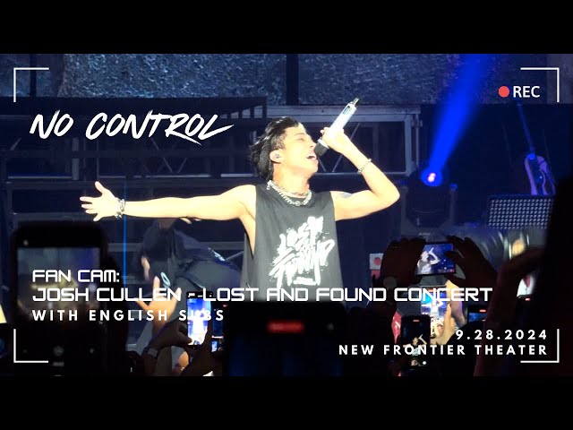 FAN CAM with ENG SUBS: See me and No Control - Josh Cullen Lost and Found Concert