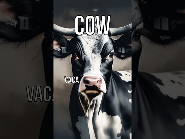 Como aprender ingles COW #shortsvideo #English #inglés#palabras #palabrasinglés #aprenderingles#cow