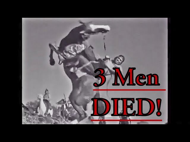 The DEADLIEST Cavalry Stunts Ever Filmed! From 1941 "They Died With Their Boots On"