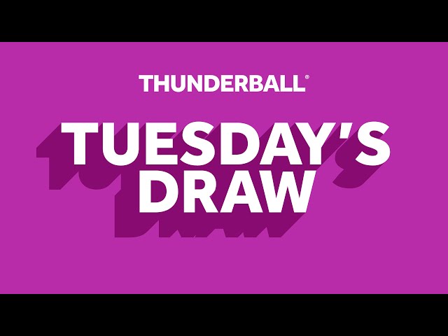 The National Lottery Thunderball draw results from Tuesday 04 February 2025