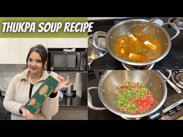 THUKPA NOODLE SOUP | HEALTHY DINNER RECIPE | DINNER RECIPE #vlogs #foodvlogs