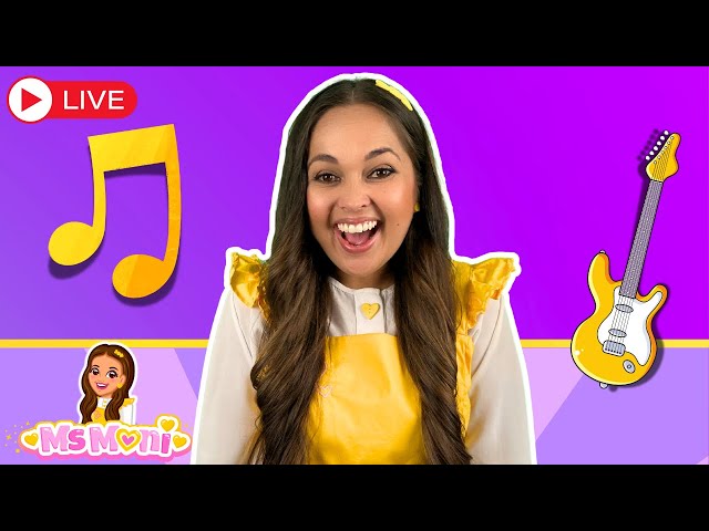 🎸 Nursery Rhymes & Kids Songs 🕺  24/7 Kids Music Live Stream 🎉 | Ms Moni