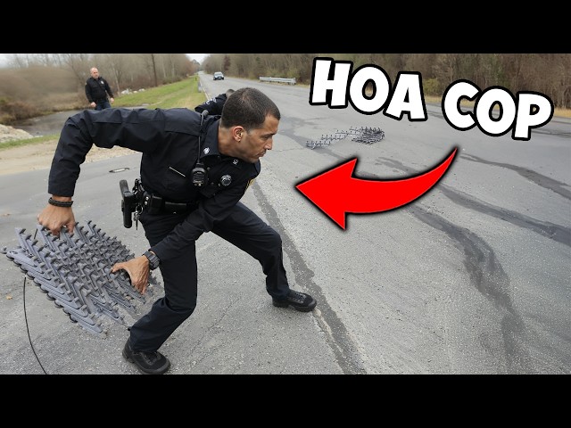 HOA “Cops” Install Spike Strips On My Private Rural Farm Road!