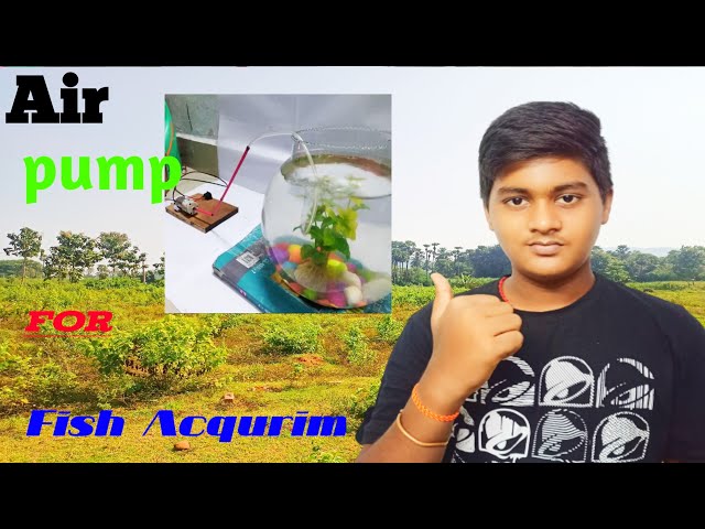 Air pump for fish Acqurim|| Telugu Tech Experiments||