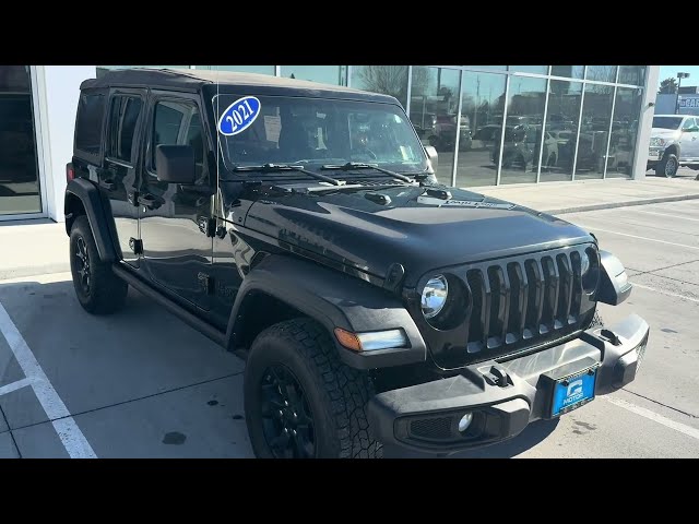 The 2021 Jeep Wrangler Unlimited Sport Convertible is a versatile vehicle.  K658958