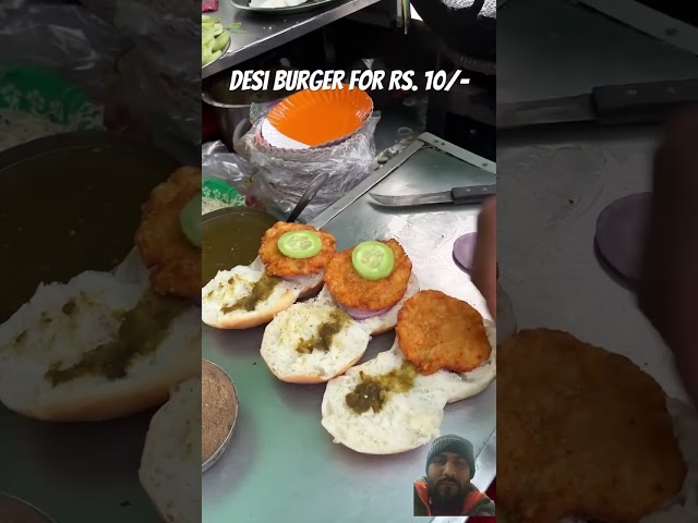 😱 burger only 10/- #food #reels #short #shorts #youtubeshorts #viralshorts #streetfood #foodie