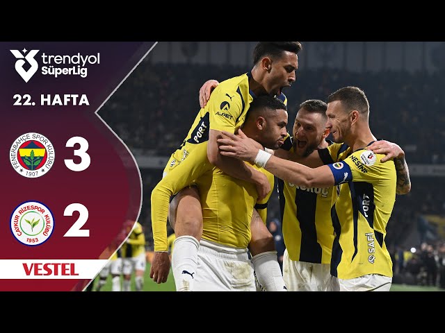 Vestel | Fenerbahçe (3-2) Çaykur Rizespor - Highlights/Özet | Trendyol Süper Lig - 2024/25