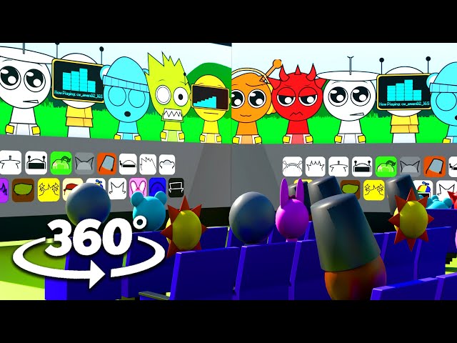 Incredibox Sprunki 360° -  CINEMA HALL  | 4K | VR