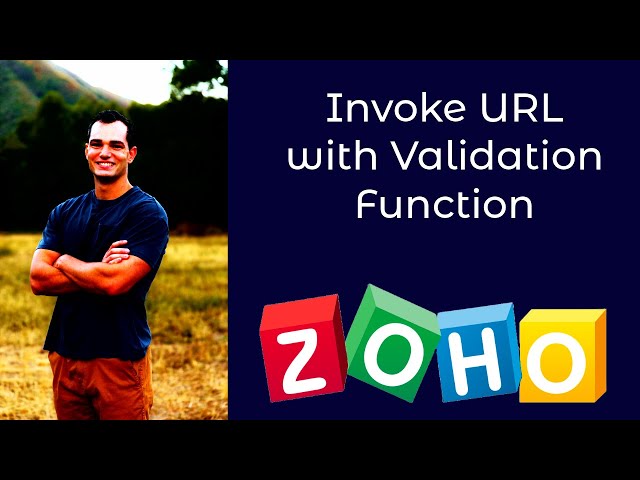 Zoho Invoke URL within Validation Function