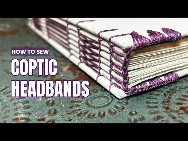 Coptic Headband / Endband - Step By Step Tutorial (Real Time, No Music)