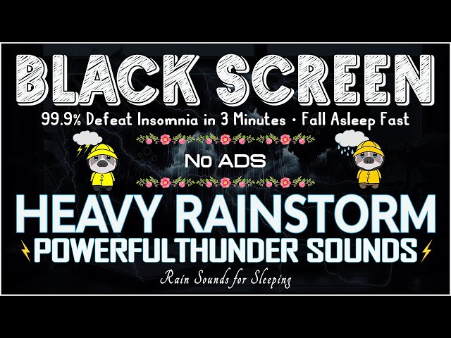 99.9%Defeat Insomnia in 3 Minutes・Calm Your Mind to Fall Asleep Fast, Relief Stress Insomnia(No ADS)