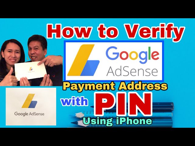 How To VERIFY GOOGLE AdSense Payment Address with PIN || Using iPhone - Easy Tutorial 2020