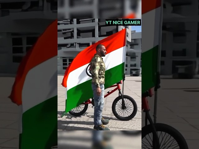 Indian bike drawing 3d 😱 The Franklin Celebrate To Independence Day 🫡❤️ #shorts #gaming #india