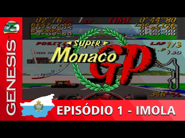 Acelerando com Super Danilo no Super Monaco GP do Mega Drive - pt1