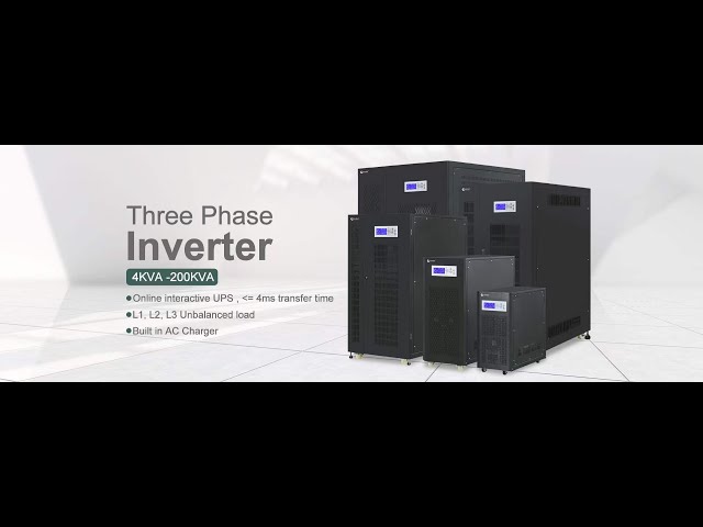 3.2-160kw Three phase EI transformer Solar Inverter Built-in PWM/MPPT Powe Inverter