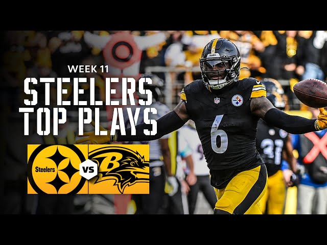 Steelers Top Plays in 18-16 Win over Ravens | Pittsburgh Steelers