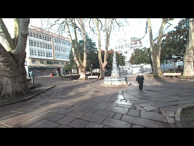 Plaza de Azcárraga. A Coruña (VR180 3D)