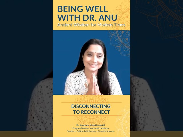 Being Well: Disconnecting to Reconnect