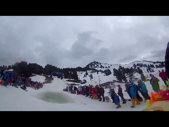 WaterSlide Nendaz Spring Break 2017 Run 1 - VR 360