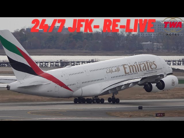 ✈️ RE-Live Planespotting with Highlights from New York (JFK) Airport!  #planespotting #twahotel