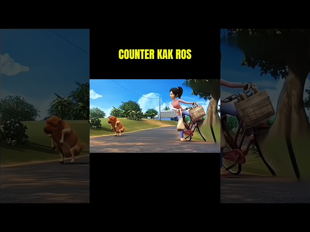 COUNTER KAK ROS 🤣🤣🤣 #kakros #upinipin #counter #kakrosupinipin #memes #funny #shorts #foryou