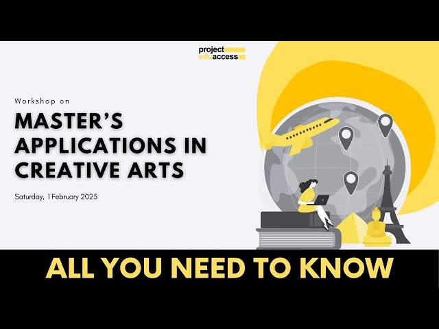 Master's Applications in Creative Arts – All you need to know!