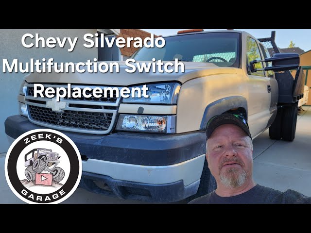 2006 Silverado Multifunction Switch Replacement