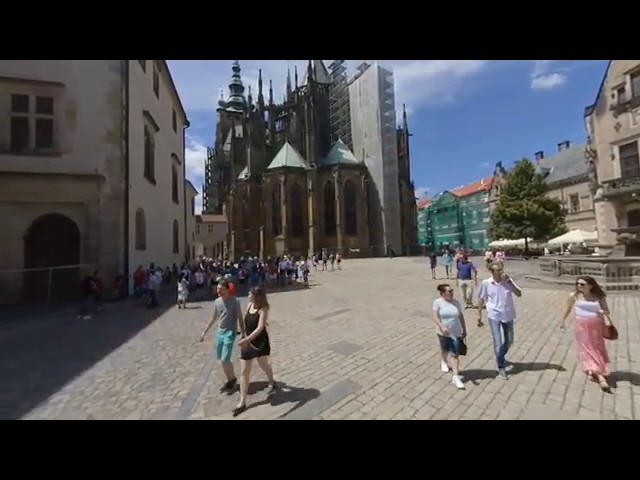 180 VR - Prague - beautiful day - sightseeing and walking in the center (2/3)