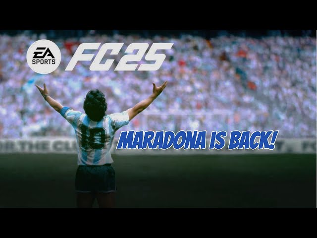 Diego Armando Maradona is back to EA SPORTS FC!! #fc25