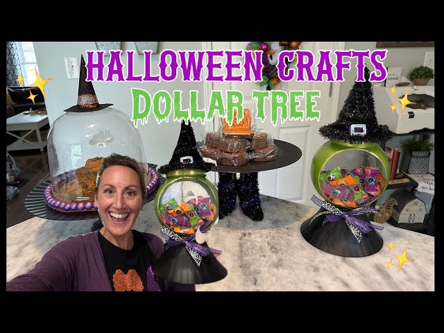 Halloween Dollar Tree DIY’s | Large Halloween Crafts On A Budget 🍬🎃🍬