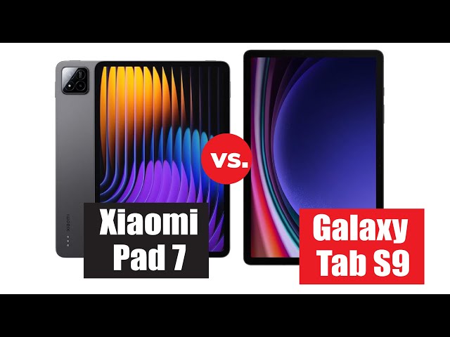 Xiaomi Pad 7 vs Galaxy Tab S9: Which one is the better?