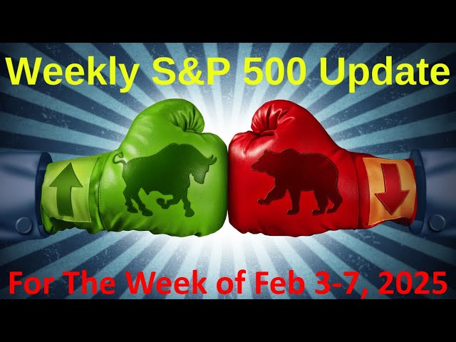 S&P 500 Weekly Market Update for Monday Feb 3-7, 2025