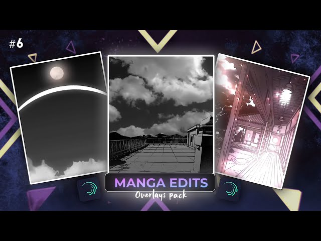 New manga edits background overlays | Background overlays pack alight motion