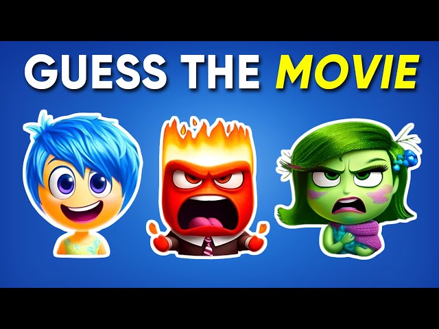 Guess the MOVIE by Emoji 🎬🥤🍿 Inside Out 2, Wish, The Little Mermaid