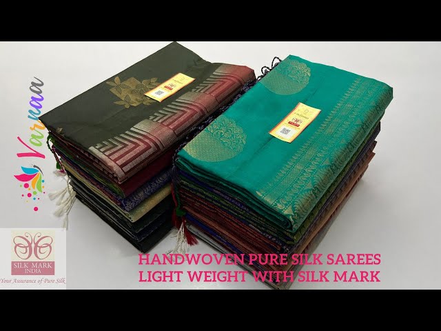 Unique pattern soft silk sarees - Pure silk sarees collections online shopping - Varnaa Soft Silk