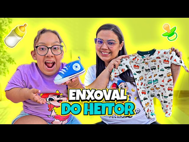 MOSTRANDO O ENXOVAL COMPLETO DO HEITOR! * Coitado dele