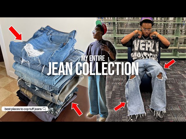 MY 2024 JEAN COLLECTION | BEST PLACES TO COP JEANS FOR FIRE JEANS/DENIM