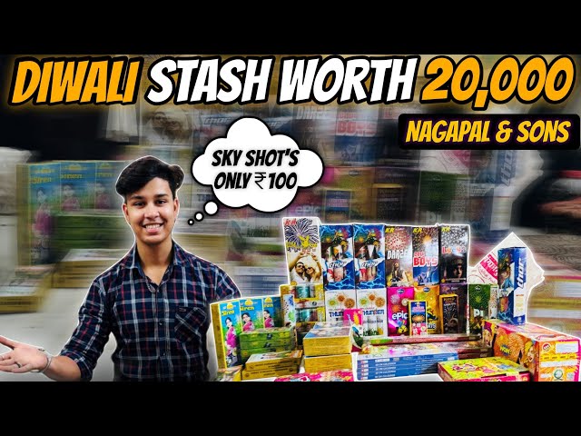 Diwali Stash Worth ₹20,000😱💥 | Nagpal&Sons Cheapest Snapshots Shop😱