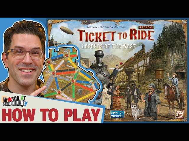 Ticket To Ride Legacy: Legends Of The West - How To Play