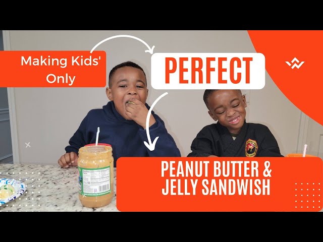 Making a Tricky Heart-Shaped Peanut Butter and Jelly Sandwich | What comes First? Jelly or Peanut?