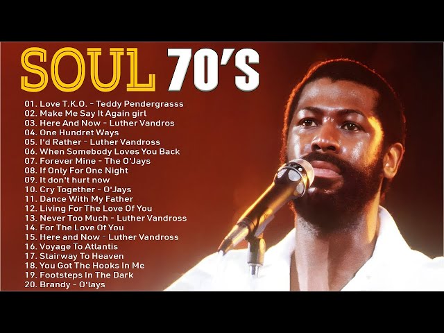 Aretha Franklin, Marvin Gaye, Stevie Wonder, Al Green, Luther Vandross - 70's 80's R&B Soul Groove