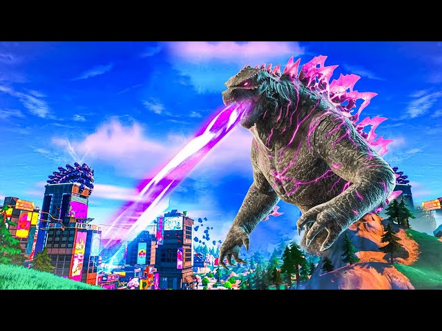 ⭐️ASMR *FORTNITE* solo zero build gameplay PS 5 controller.⭐️ finally spawned as *Godzilla Boss*