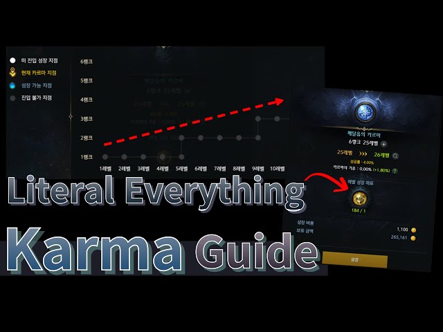 [Lost Ark] Karma System Guide