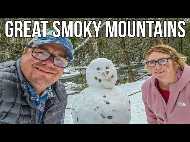 Extreme Cold Weather Freezes the Great Smoky Mountains National Park / Little River Road The Sinks