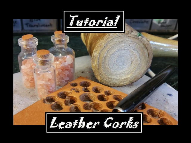 How to make leather corks