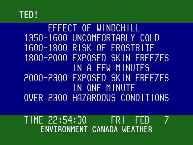 [24/7] Winnipeg Weather Channel | 80s/90s Cable TV