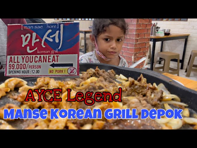 Makan Sepuasnya di All You Can Eat “Manse Korean Grill” Depok (Halal) No Pork