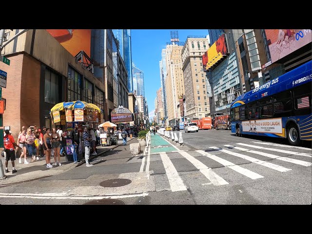 Entire 8th Avenue New York Bike Ride